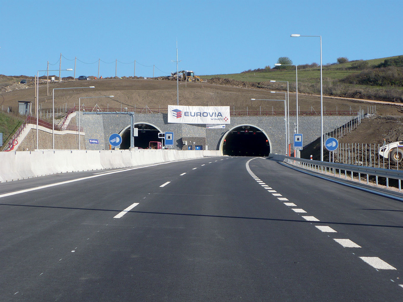 Západný portál tunela Šibenik