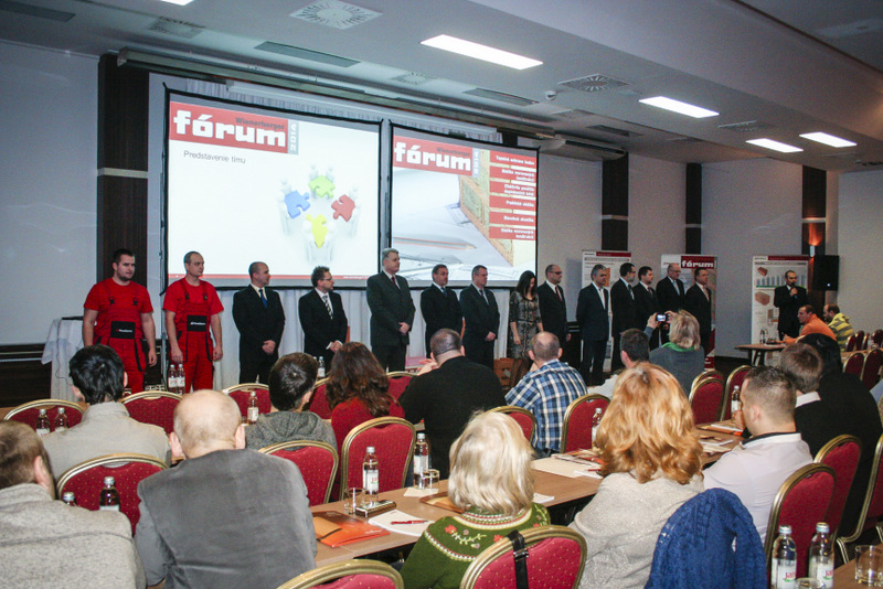 Organizačný tím odborného seminára Wienerberger fórum 2014