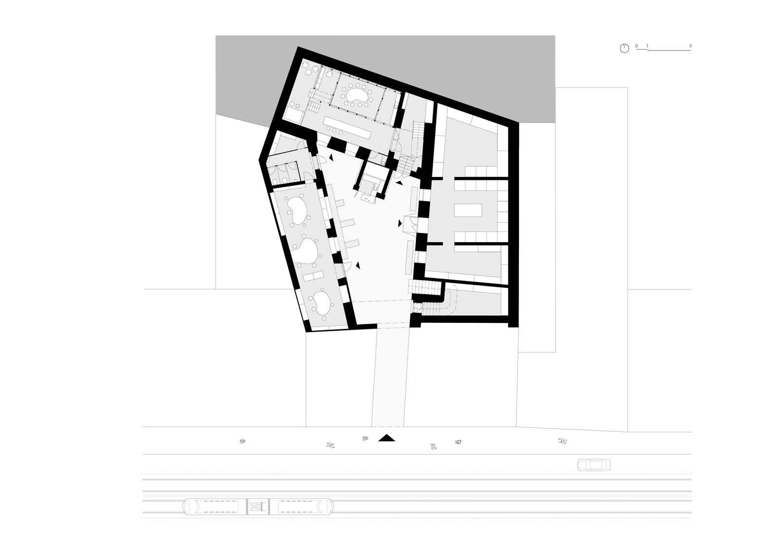 Ground level floorplan