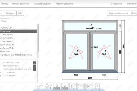 Okno pod drobnohľadom vo funkcii Konfigurátor WinDoPlan