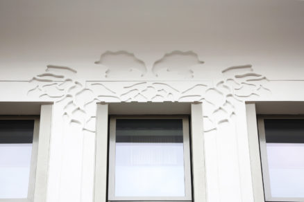 Sto Deco profily na fasáde bytového domu Hop House v Londýne