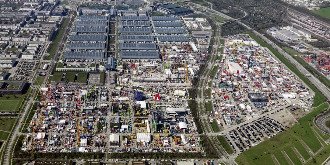 Areál výstaviska Veľtrh bauma 2019