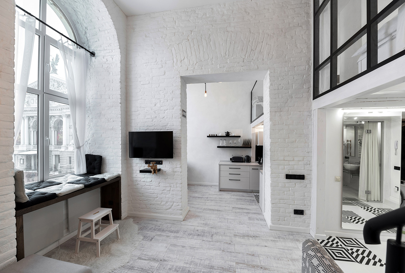 Interiér bytu v minimalistickom štýle 1