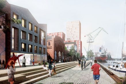 Pôvodné továrenské haly dostanú nové funkcie a doplní ich súčasná architektúra