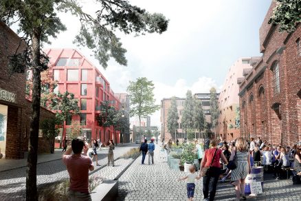 Veľký dôraz kládli architekti na pešie prepojenie