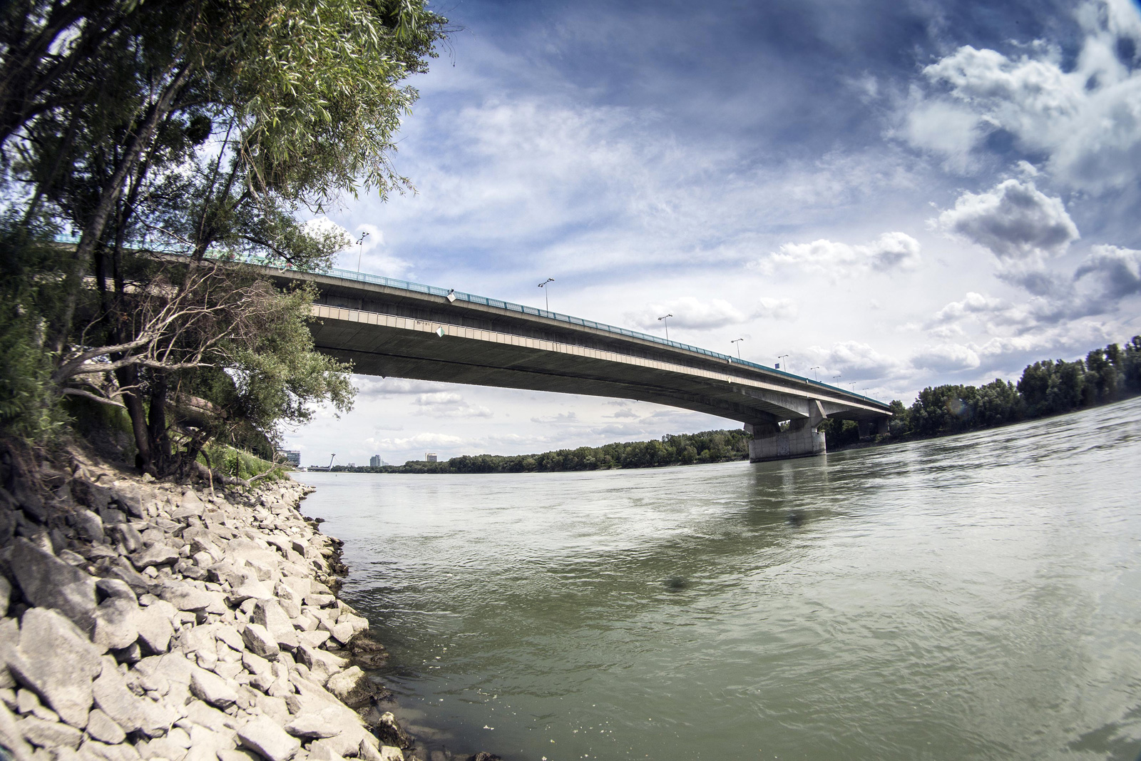 Lafranconi Bridge in Bratislava