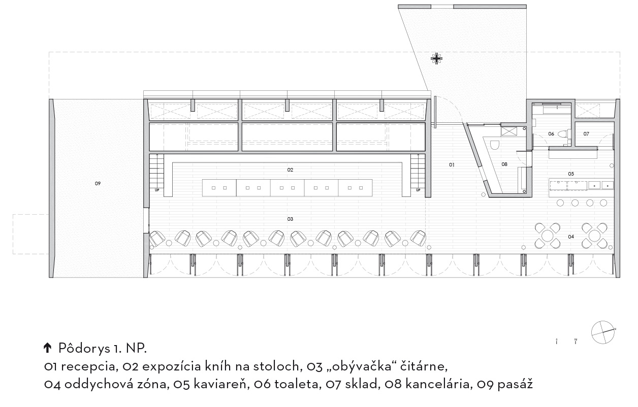 Pôdorys 1. NP.