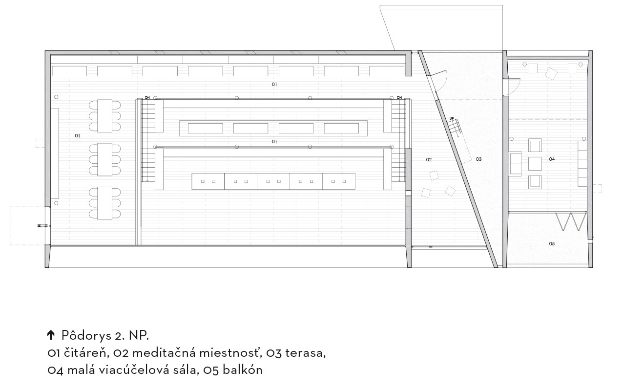 Pôdorys 2. NP.