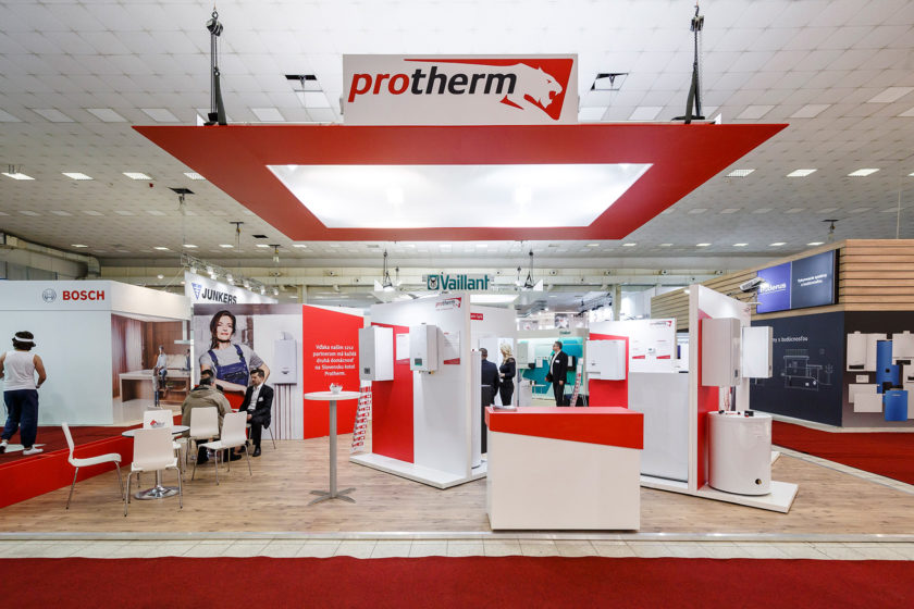 Stánok značky Protherm na veľtrhu Aquatherm Nitra 2019