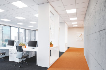 Použitie panelov IndiviLED v kancelárskom osvetlení