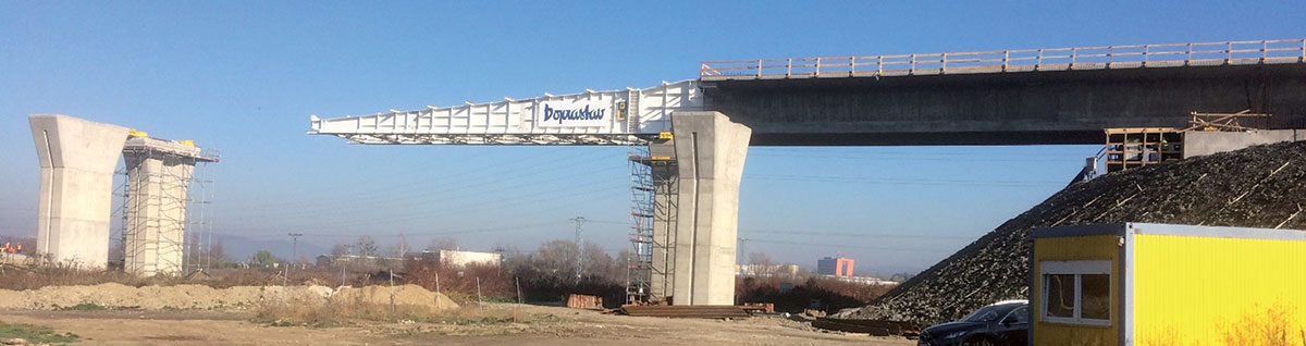 Obr. 14 Pohľad na výstavbu mosta pri Prešove SO 206