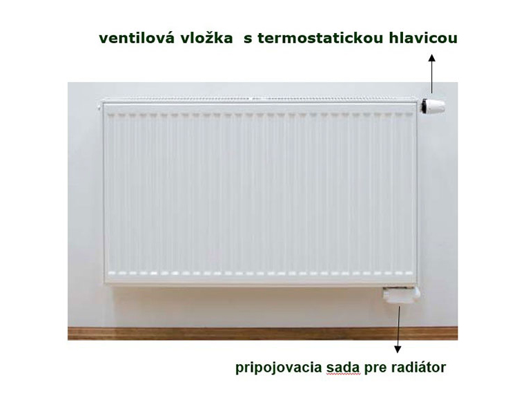 Armatúry pri vykurovacom telese