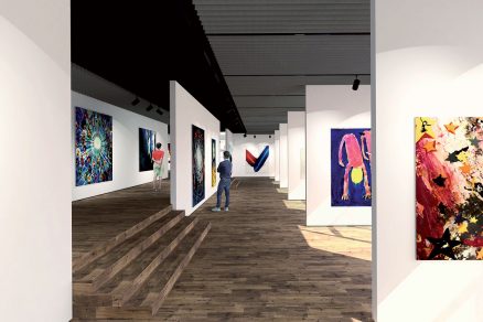 Interiér expozičných priestorov