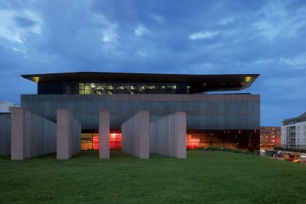 Le FRAC Bretagne Museum Múzeum súčasného umenia Bretagne Rennes Francúzsko 2012.