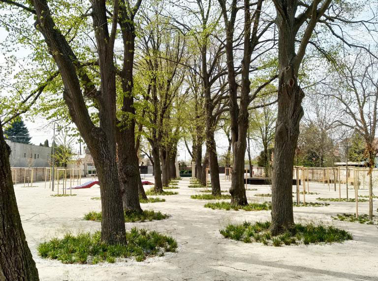 Nový park v Leopoldove
