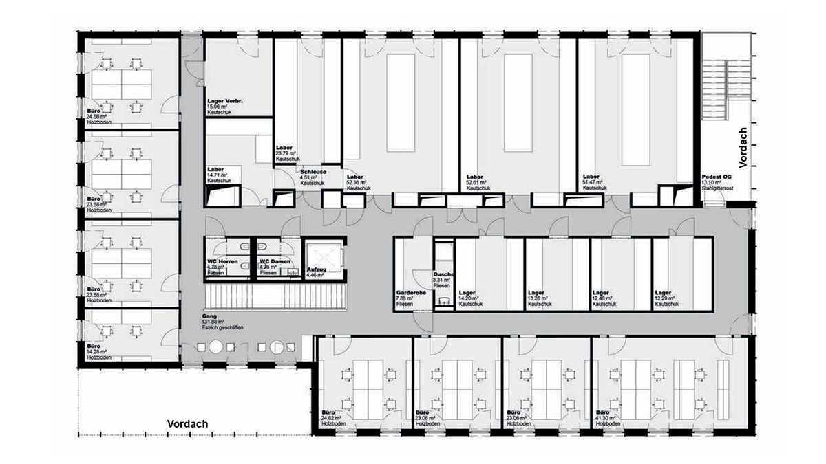 Pôdorys 1. NP IFA