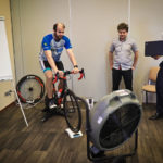 Oficiálne predstavenie EC Aury pre cyklistov využiteľnej vo vnútorných priestoroch.