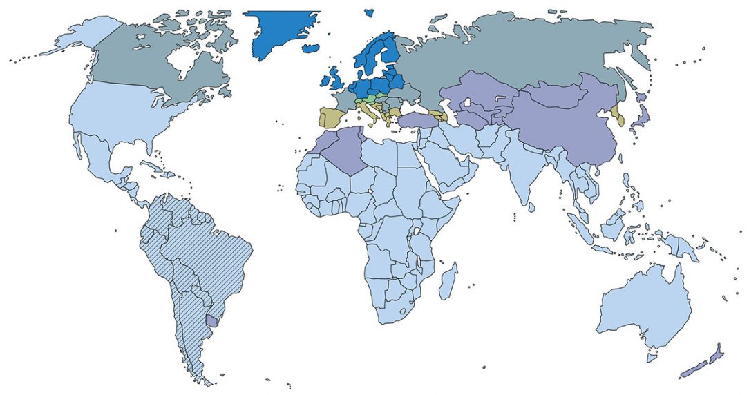 Záručná doba na fólie RENOLIT v jednotlivých krajinách