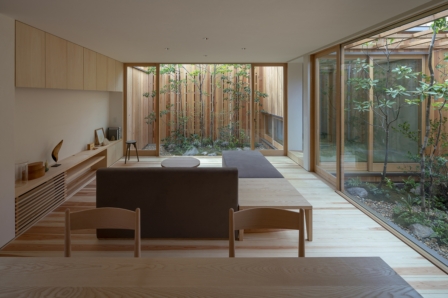 Moderný japonský interiér
