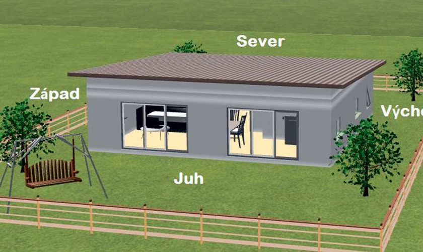 Obr. 1 Modelový dom