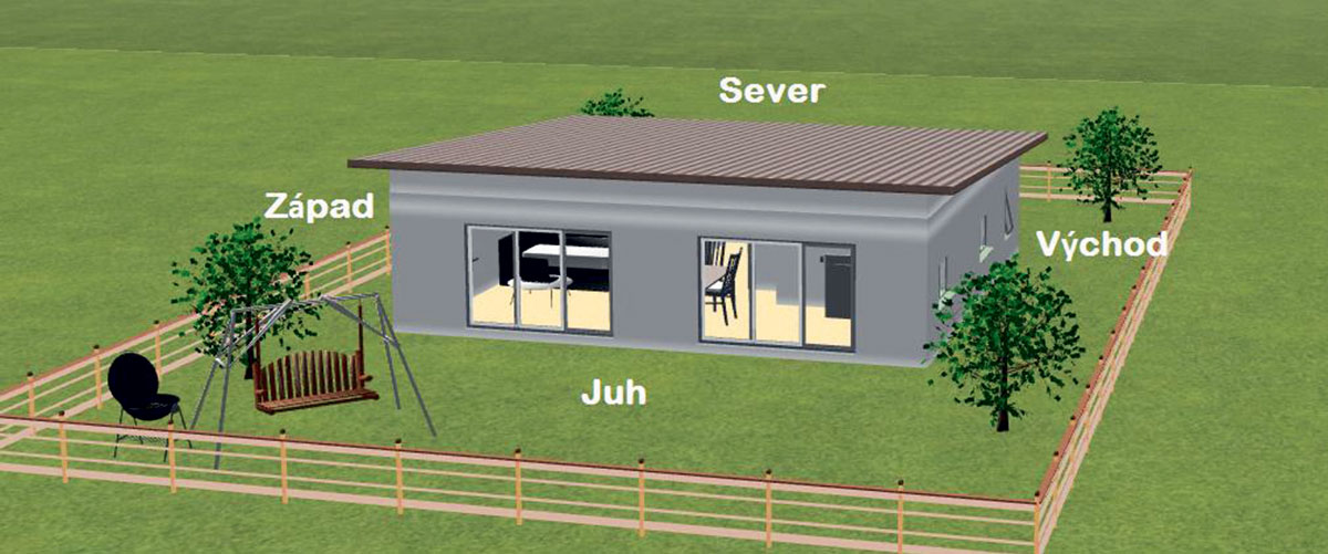 Obr. 1 Modelový dom