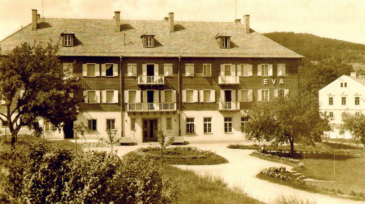 Pôvodný stav hotel Eva.