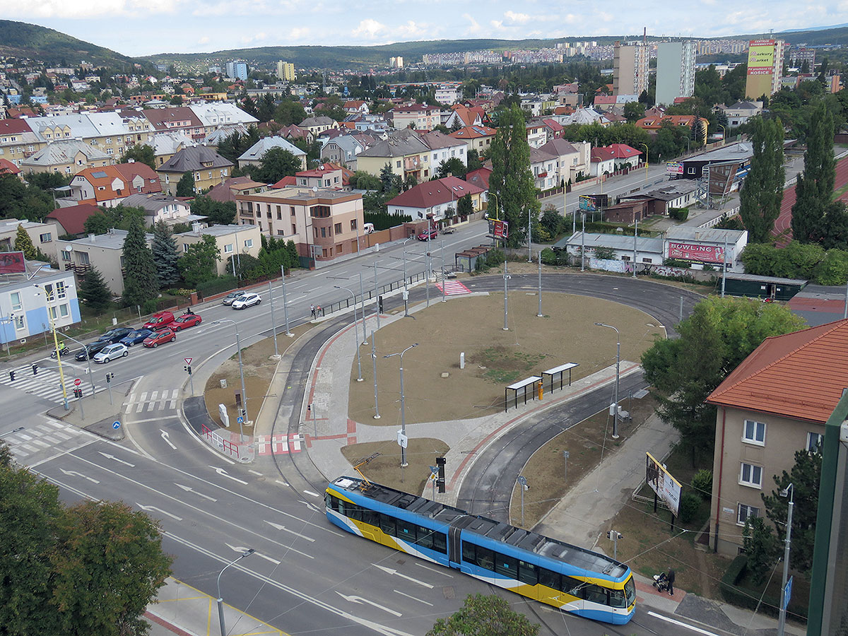 Modernizované električkové trate v Košiciach a nové električky