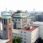 Obr. 1 Pohľad na časť areálu pivovaru Stein pred búraním