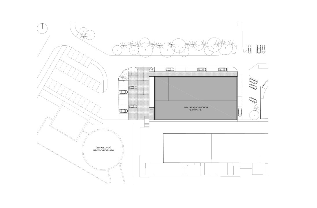 Situácia – Petržalské bowlingové centrum.