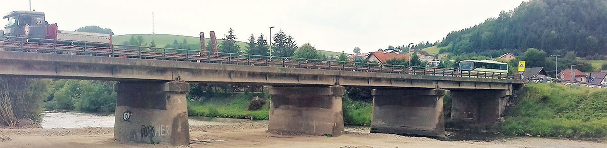 Pohľad na most pred rekonštrukciou