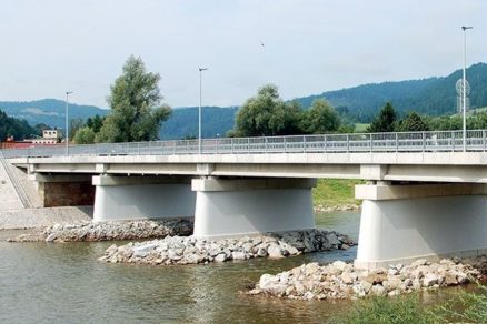 Pohľad na nový most po spustení do prevádzky