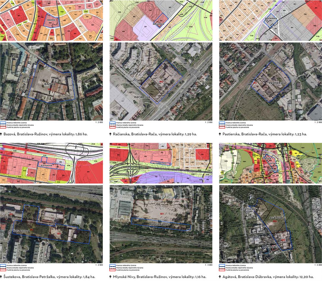 Štúdia umiestnenia nájomného bývania na území Bratislavy – urbanistická štúdia – návrh zadania November, 2019. Zverejnenie: 20. 12. 2019. Obstarávateľ: hlavné mesto SR Bratislava