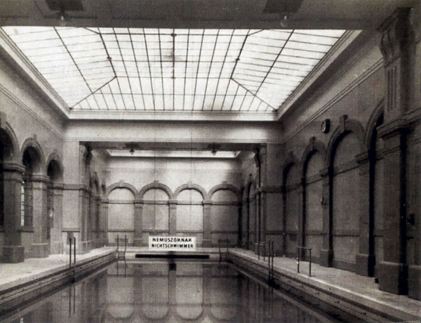 Mestské kúpele Grössling na dobových fotografiách z roku 1914