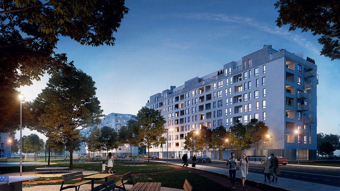 V troch bytových domoch bude spolu 360 bytov ktoré by mali byť dokončené už v druhom kvartáli 2022.