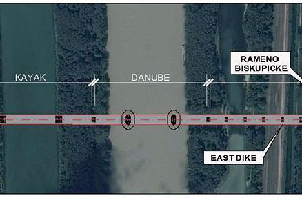 Obr. 2 Dunajské súmostie situácia
