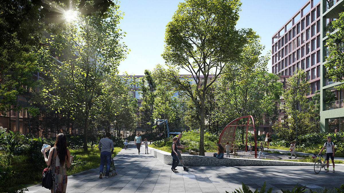 Nový Istropolis počíta s rozšírením verejných priestorov s prístupnou zeleňou až o 50 %.