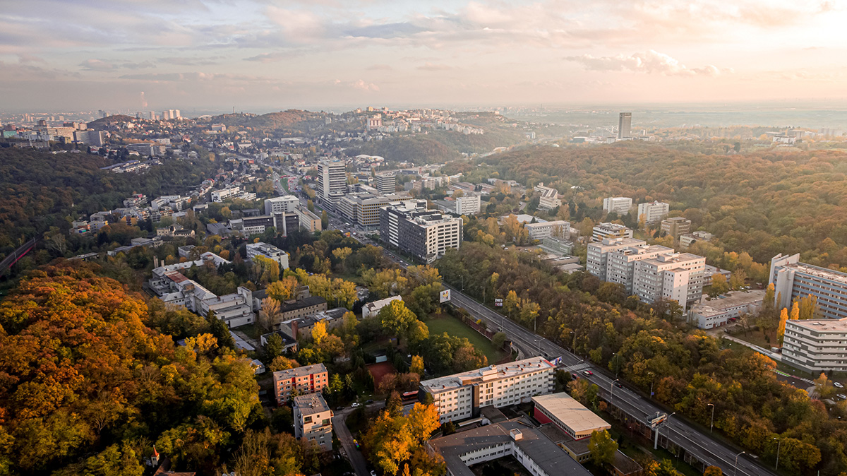 Patrónka - miesto výstavby novej centrály Esetu