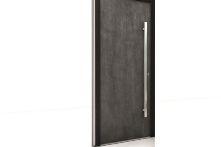 Internorm hliníkové vchodove dvere AT400 imitácia ocele 1000x1000 1