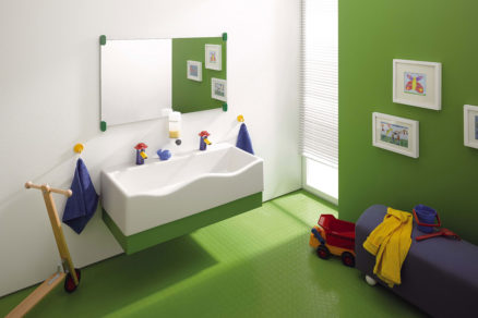 elný panel umývadiel možno zladiť s interiérom kúpeľne.