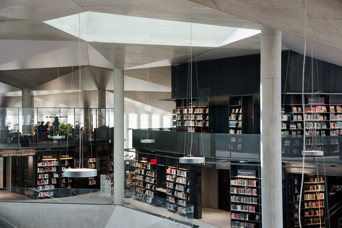 Deichmanova knižnica v štvrti Bjørvika