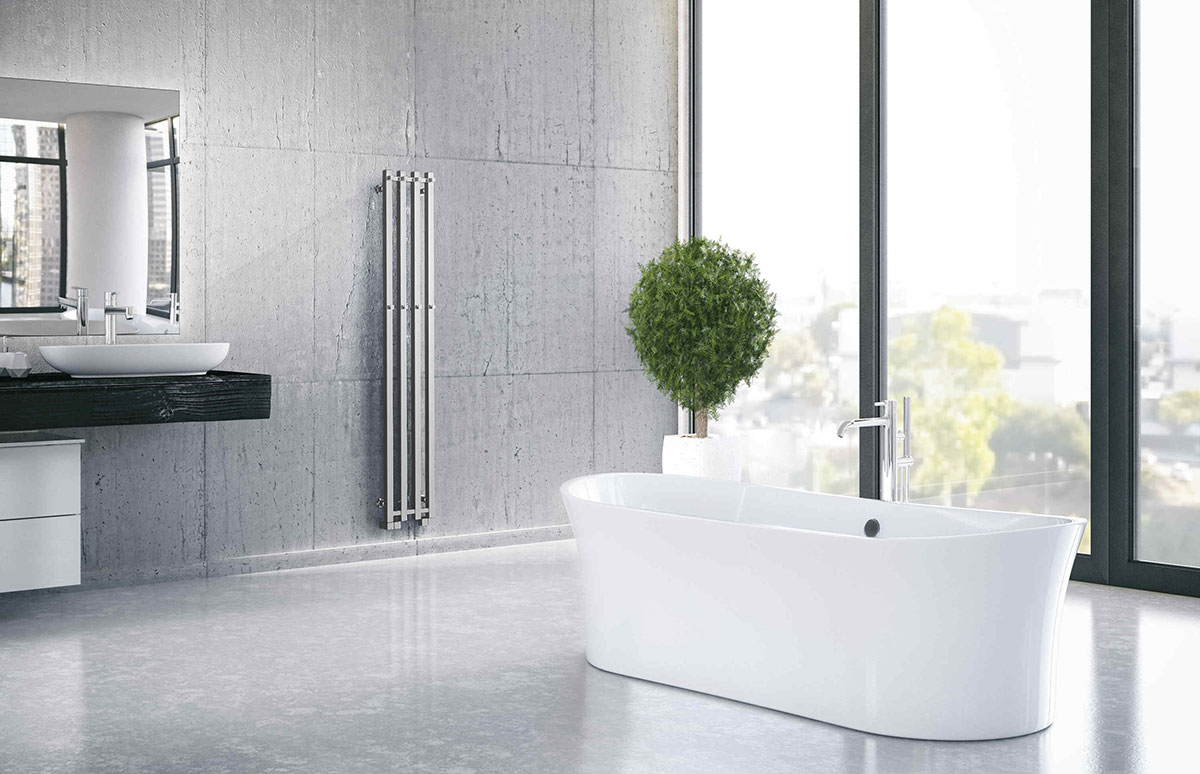 PlutoX in bathroom