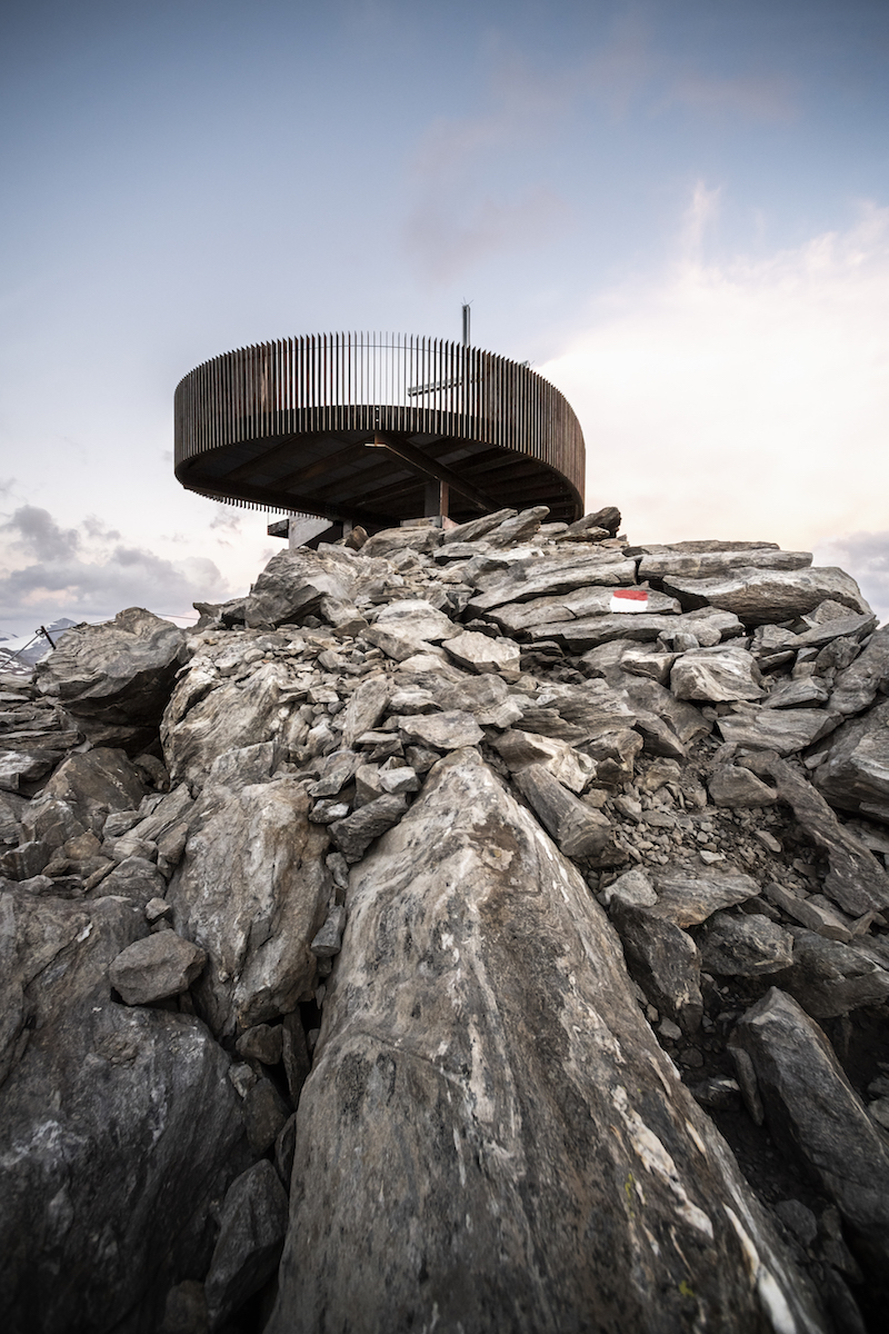 Rozhľadňa Ötzi Peak.