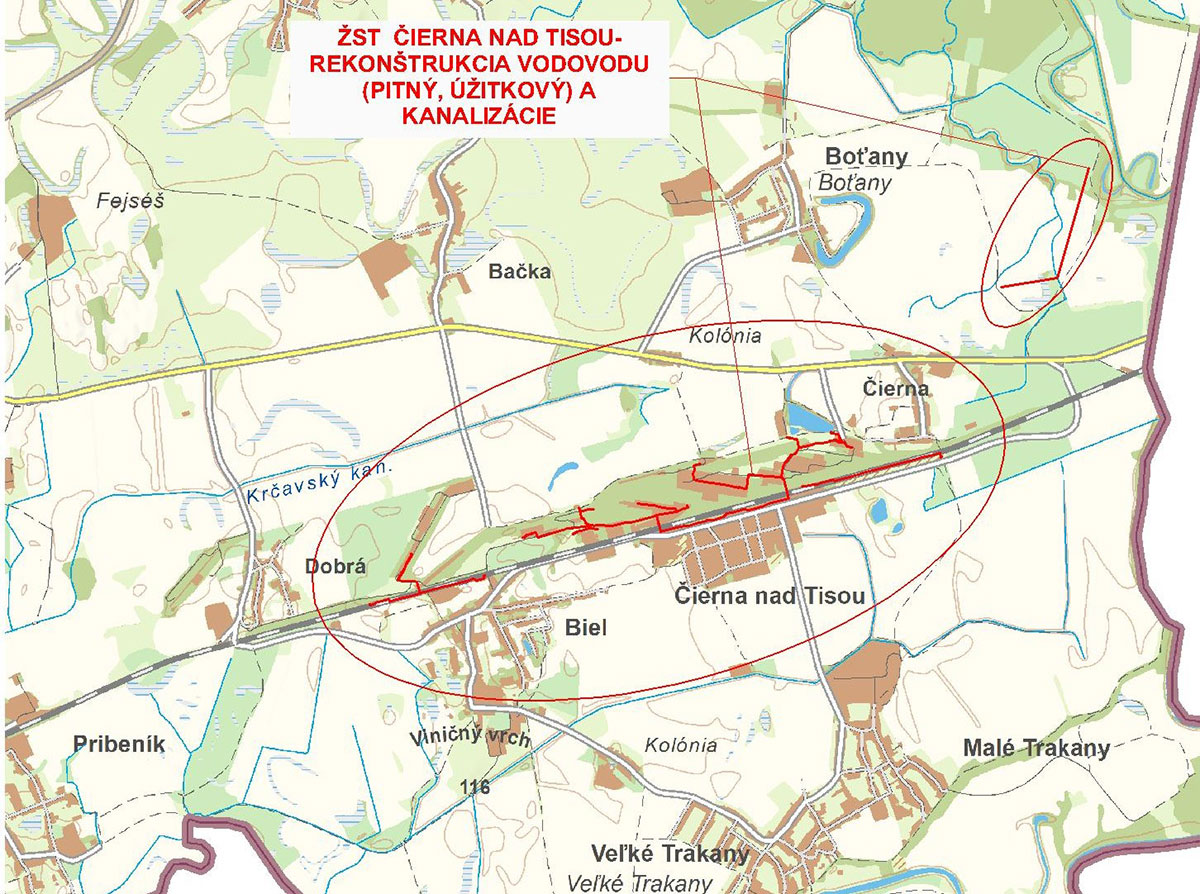 Obr. 1 Prehľadná situácia stavby