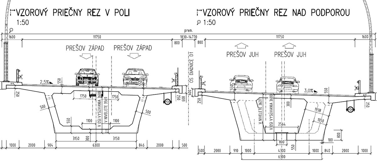 Obr. 7 Vzorový rez