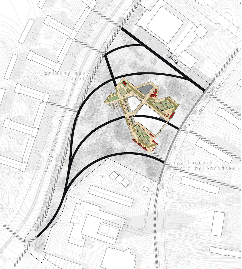 3. miesto – geometria ciest a vodných kanálov kopírujúca terén.