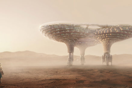 Crystal Space City the Mars CAA architects