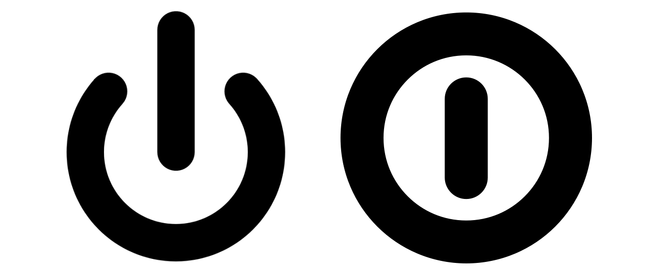 standby off symbols | ASB.sk