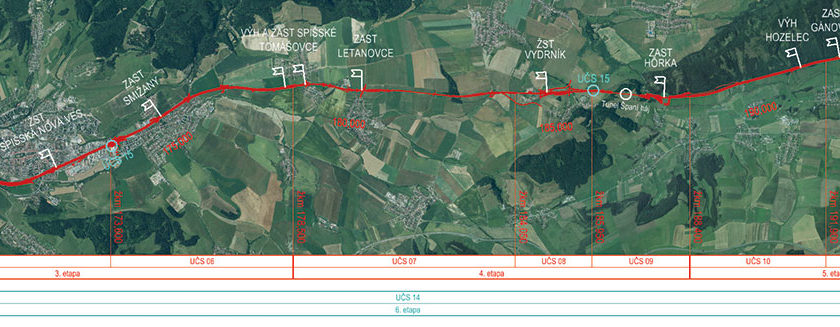 Obr. 1 Riešený rozsah stavby