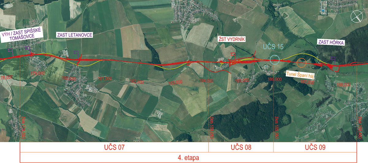 Obr. 3 Štvrtá etapa stavby