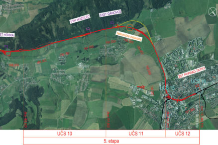 Obr. 4 Piata etapa stavby